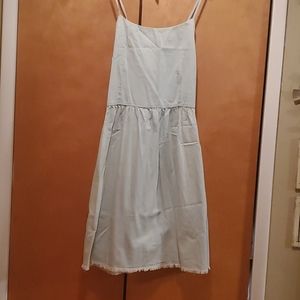 Old navy crisscross dress light denim blue